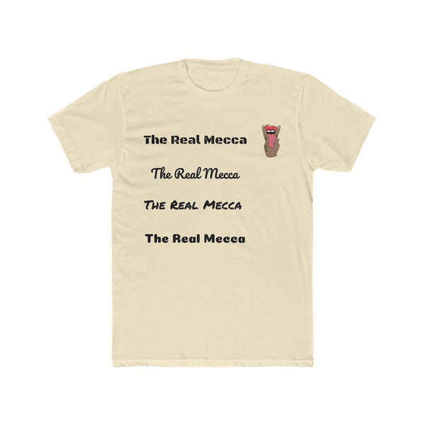Men's Cotton Crew Tee big logo on the back small logo on the front